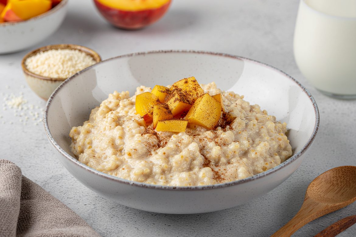 glutenfreier Grießbrei mit natürlicher Süße