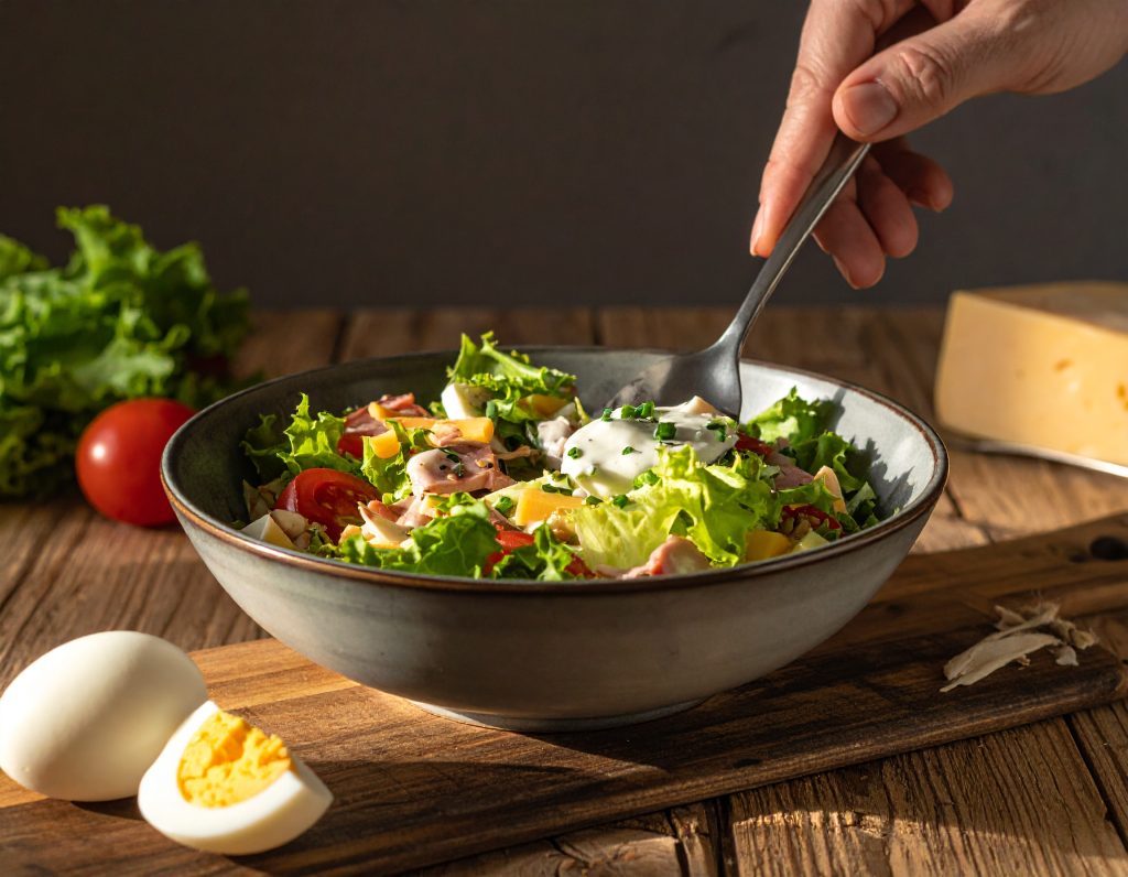 Chef salat – fertig angerichtet