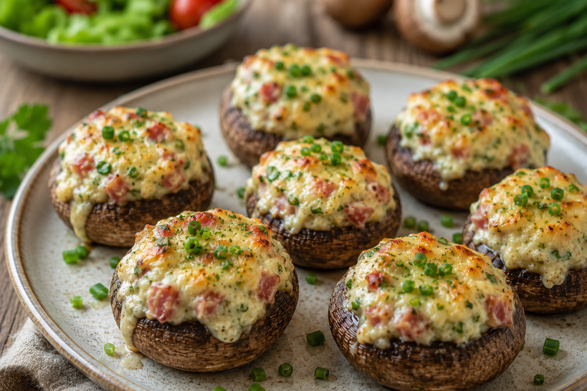 Low Carb Ofenpilze