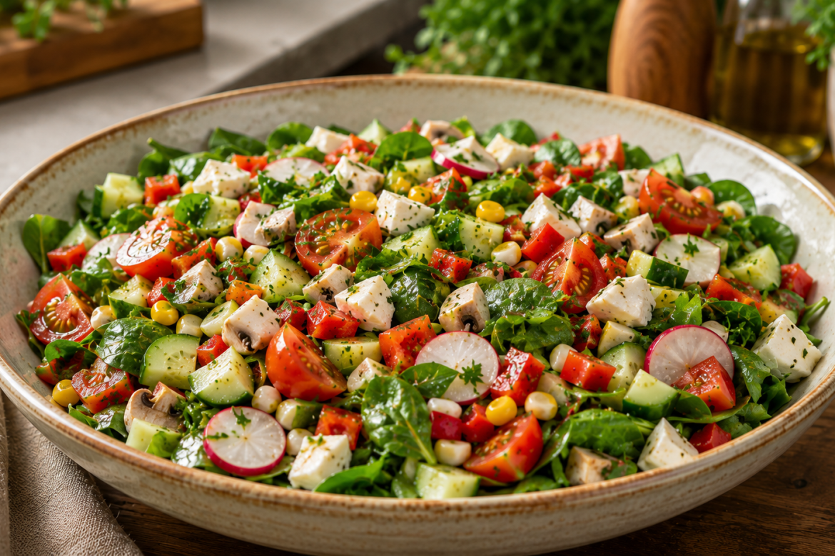 Frischer Sommersalat